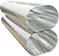 Spiral Flat Oval Duct